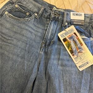 Rewash Light Blue High Rise Denim